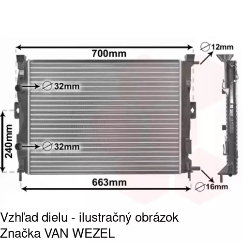 Chladiče vody 6056083X /POLCAR/ - obr. 1