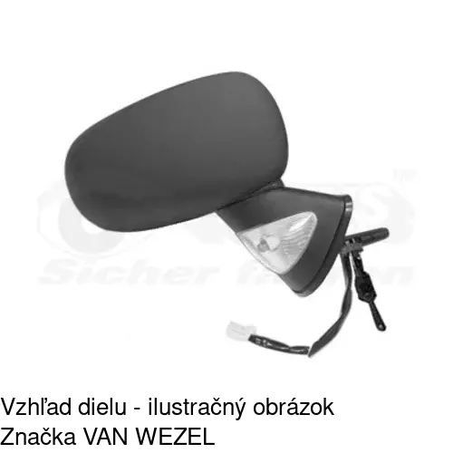 Rám vonkajšieho zrkadla 605655TM /POLCAR/ - obr. 4
