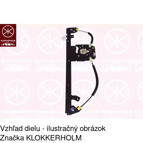 Mechanizmus sťahovania okna elektrický bez motora 6056PSG2 /POLCAR/ - obr. 1