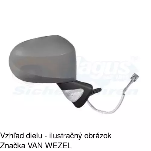 Vonkajšie zrkadlo 6058524M /POLCAR/ - obr. 2