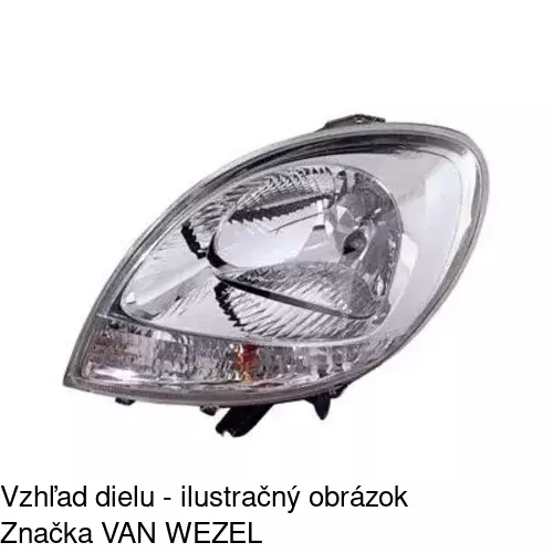 Hlavný reflektor 6061090E /POLCAR/ - obr. 3