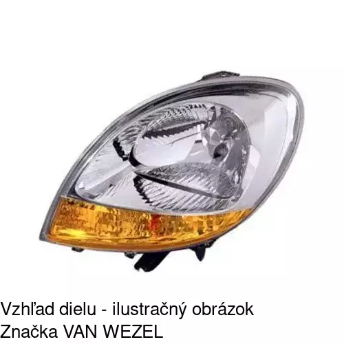 Hlavný reflektor 6061094E /POLCAR/ - obr. 3