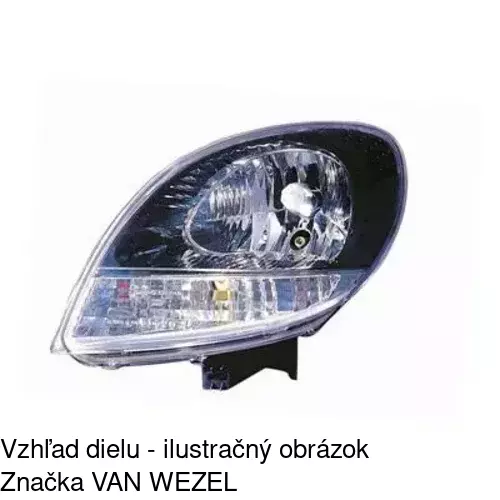 Hlavný reflektor 6061097E /POLCAR/ - obr. 4