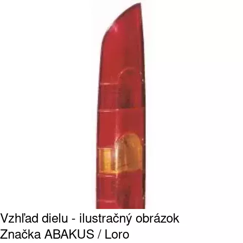 Zadné svetlo 606187 /POLCAR/ - obr. 1