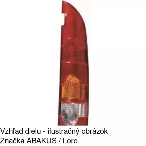 Zadné svetlo 6061881E /POLCAR/ - obr. 1