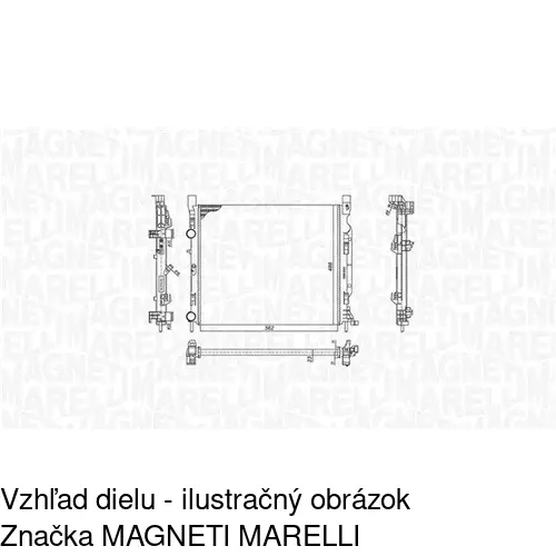Chladiče vody 606208A2 /POLCAR/ - obr. 5