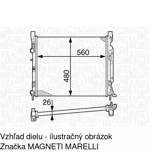 Chladiče vody 606208B2 /POLCAR/ - obr. 4