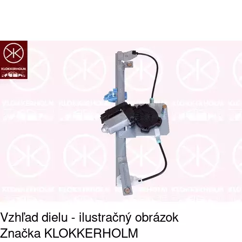 Elektrický mechanizmus okna dverí 6071PSE3 /POLCAR/ - obr. 1