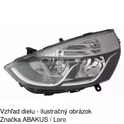 Hlavný reflektor 60B1091E /POLCAR/ - obr. 5