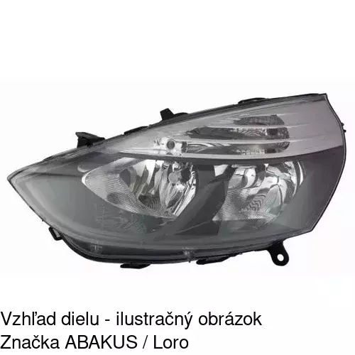 Hlavný reflektor 60B110-U /POLCAR/ - obr. 5