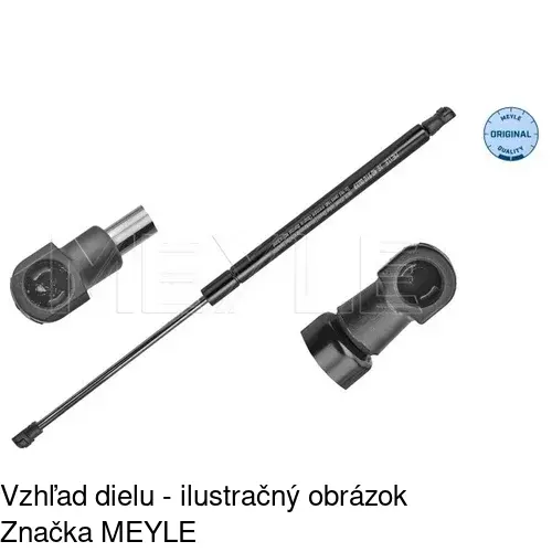 Plynová pružina 60B1AB /POLCAR/ - obr. 2