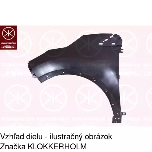 Predný blatník POLCAR 60L102