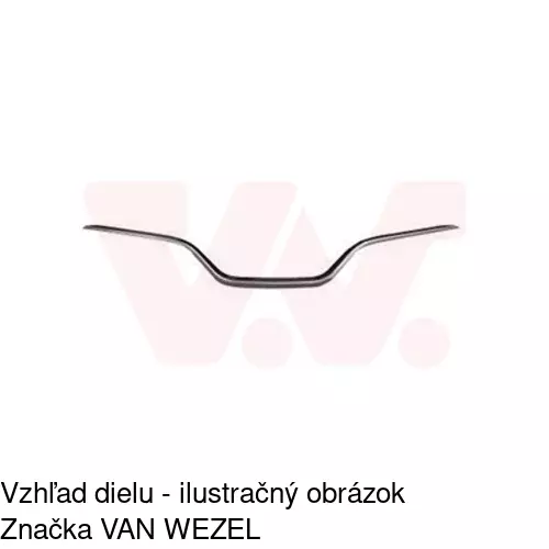 Lišta masky 60L10521 /POLCAR/ - obr. 1