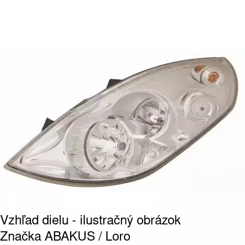 Hlavný reflektor 60N1090E /POLCAR/ - obr. 4