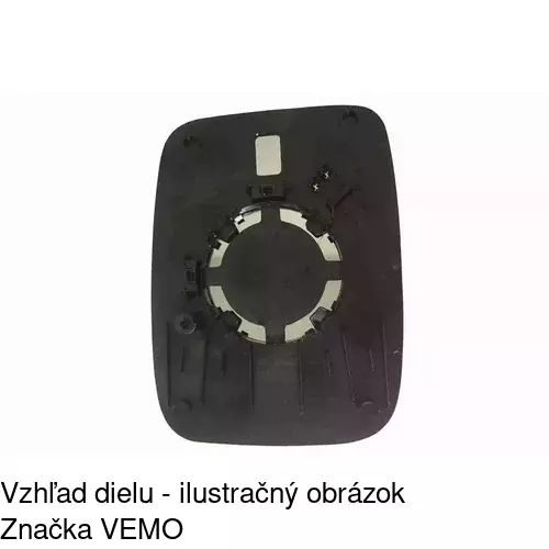 Sklo vonkajšieho zrkadla s držiakom 60N2554M /POLCAR/ - obr. 4