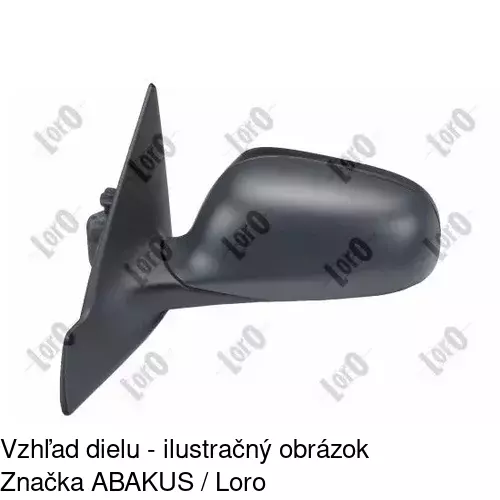 Rám vonkajšieho zrkadla 652354PM /POLCAR/ - obr. 5
