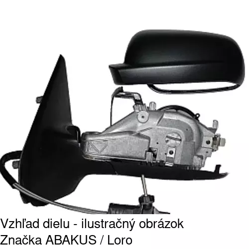 Vonkajšie zrkadlo 6714511M /POLCAR/ - obr. 4