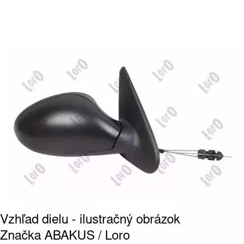 Vonkajšie zrkadlo 6722522M /POLCAR/ - obr. 4