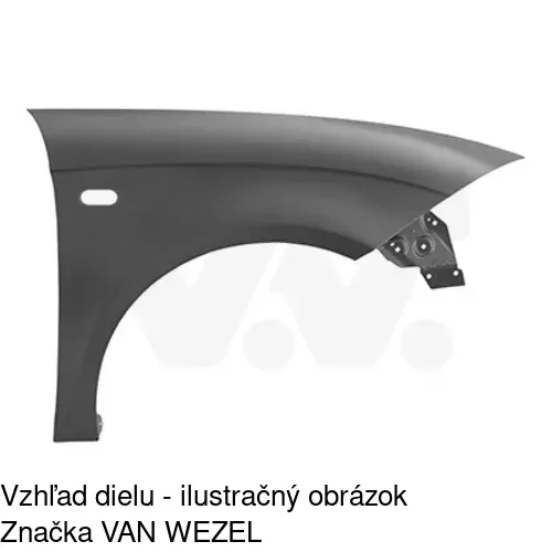 Predný blatník 672402 /POLCAR/ - obr. 1