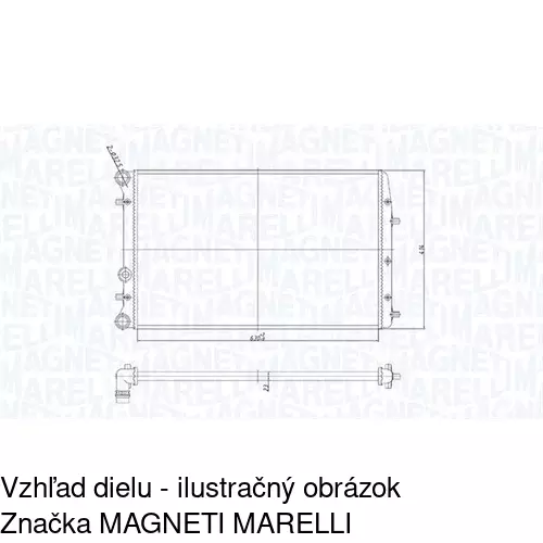 Chladiče vody POLCAR 673008A1