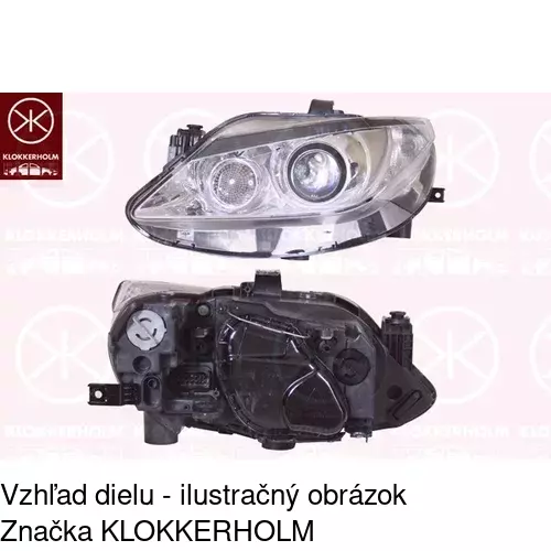 Hlavný reflektor POLCAR 6732092V