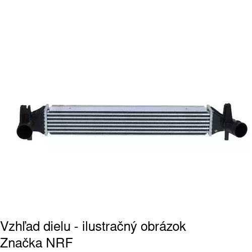 Chladiče vzduchu (Intercoolery) 6732J82X /POLCAR/