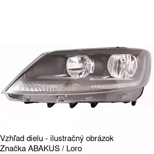 Hlavný reflektor 675209-E /POLCAR/ - obr. 2