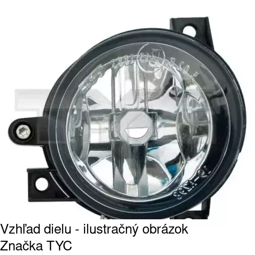 Hmlové svetlo - predné POLCAR 675529-E