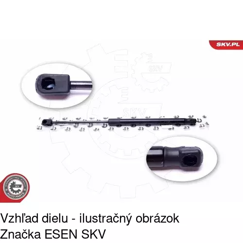 Plynová pružina 6755AB /POLCAR/ - obr. 2