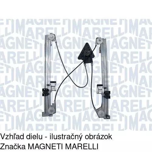 Mechanizmus sťahovania okna elektrický bez motora 6755PSG2 /POLCAR/ - obr. 2