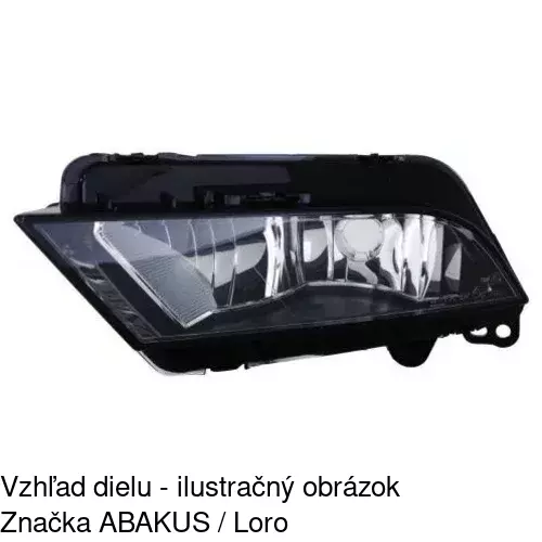 Hmlové svetlo - predné 67B1290E /POLCAR/ - obr. 3