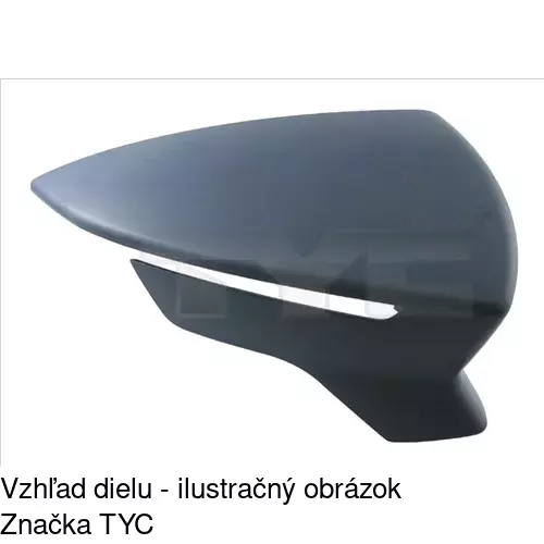 Vonkajšie zrkadlo 67C1525M /POLCAR/ - obr. 5