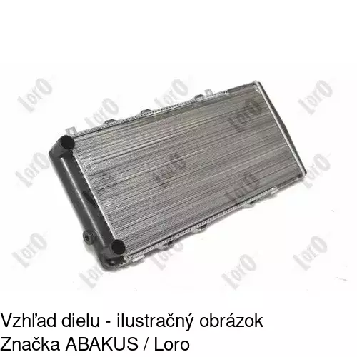 Chladiče vody 691008-2 /POLCAR/ - obr. 2