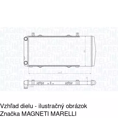 Chladiče vody 691008-3 /POLCAR/ - obr. 1