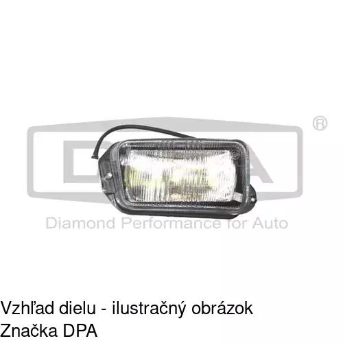 Hmlové svetlo - predné POLCAR 6910302T