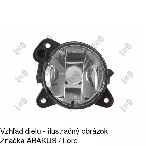 Hmlové svetlo - predné 6914303E /POLCAR/ - obr. 2