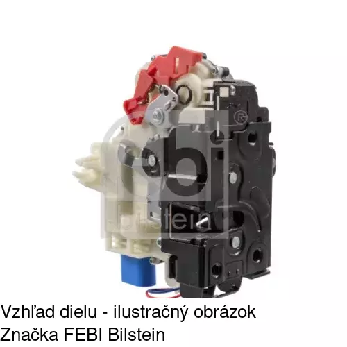 Vnútorná zámka dverí 6915ZC-2 /POLCAR/ - obr. 5
