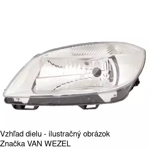 Hlavný reflektor 691609-E /POLCAR/ - obr. 4