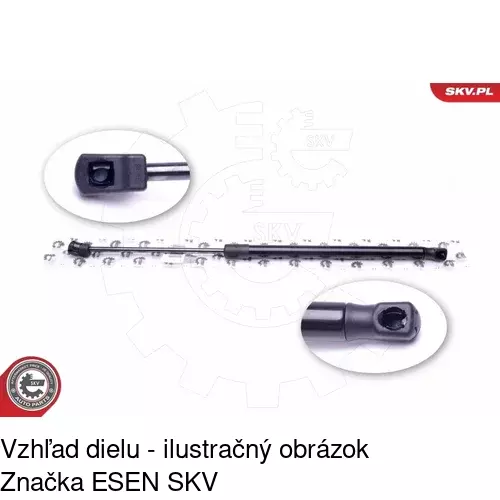 Plynová pružina 6921AB1 /POLCAR/ - obr. 4