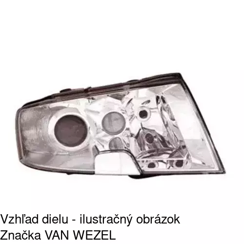 Hlavný reflektor 692510-E /POLCAR/ - obr. 3
