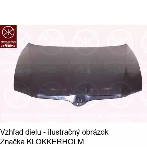 Kapota - poškodená POLCAR 692603UB