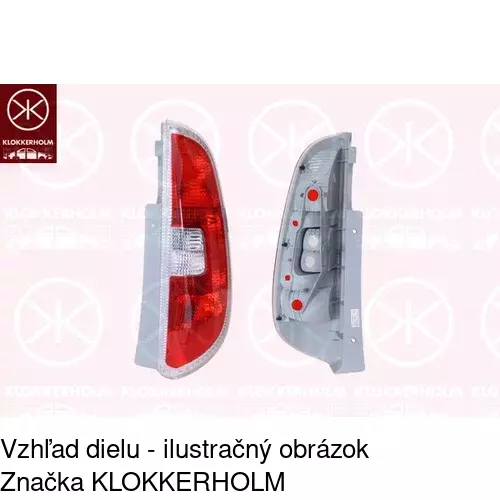 Zadné svetlo POLCAR 693087-T