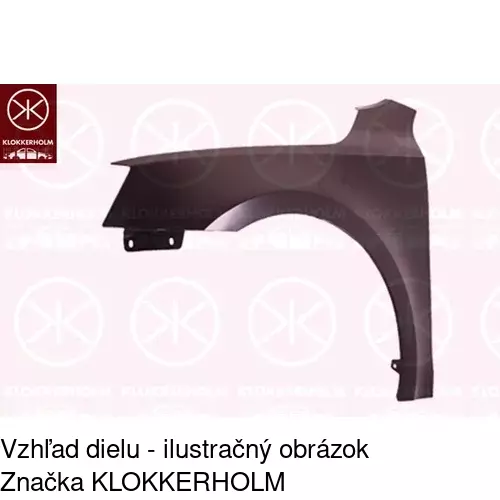 Predný blatník POLCAR 69C102