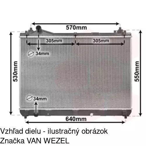 Chladiče vody 742608-1 /POLCAR/ - obr. 2