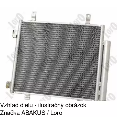 Chladiče klimatizácie 7431K81K /POLCAR/ - obr. 1