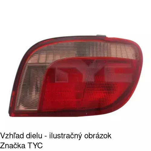Zadné svetlo POLCAR 810388-E