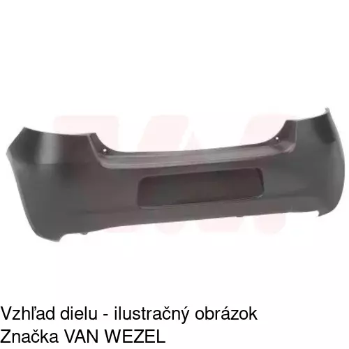Zadný nárazník POLCAR 810596-J