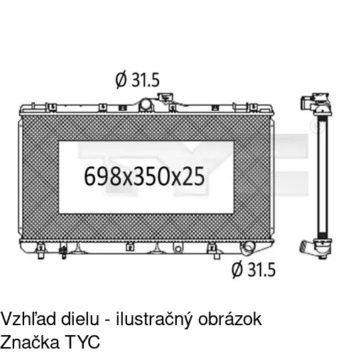 Chladiče vody POLCAR 8110083K