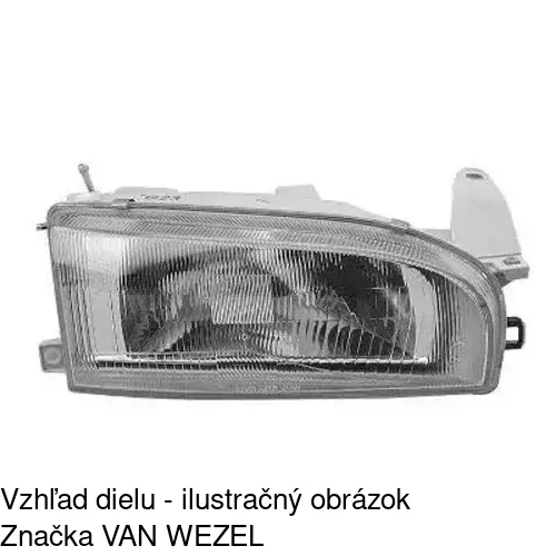 Hlavný reflektor 8110091E /POLCAR/ - obr. 1