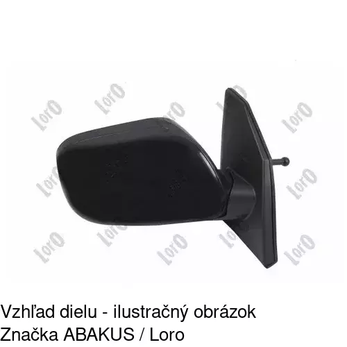 Vonkajšie zrkadlo 8114521E /POLCAR/ - obr. 1